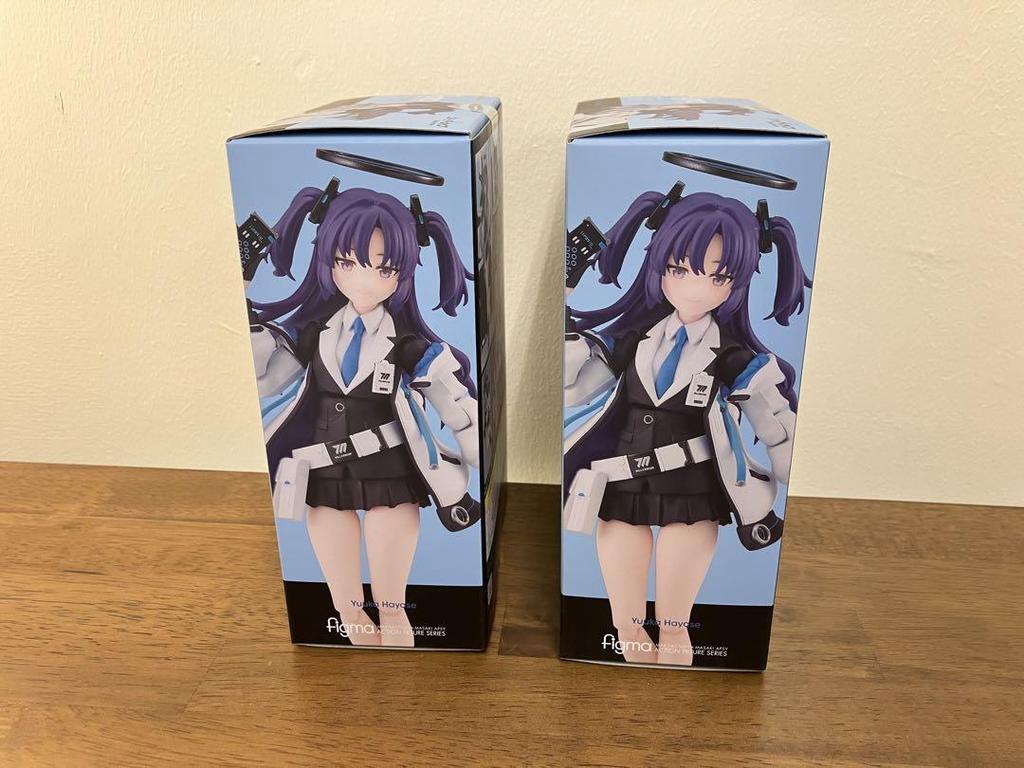 [USED] figma Hayase Yuka Blue Archive Figures (2 pieces)
