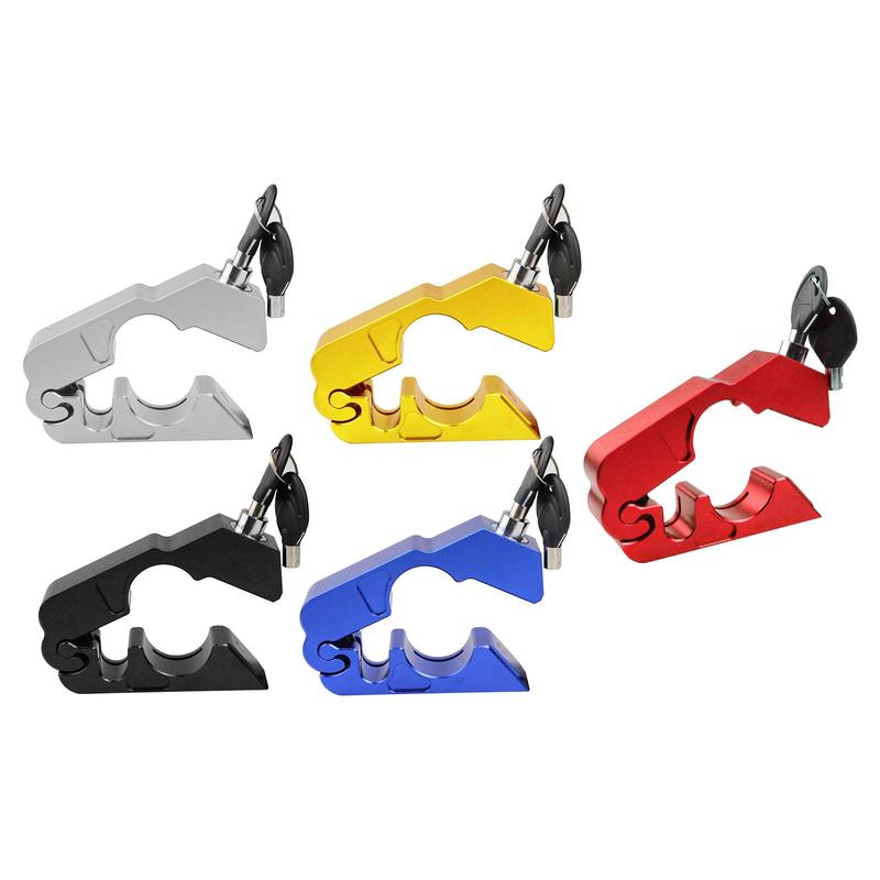 Heavy Adjustable Motorcycle Lock Throttle Lock Brake Lock for Protection