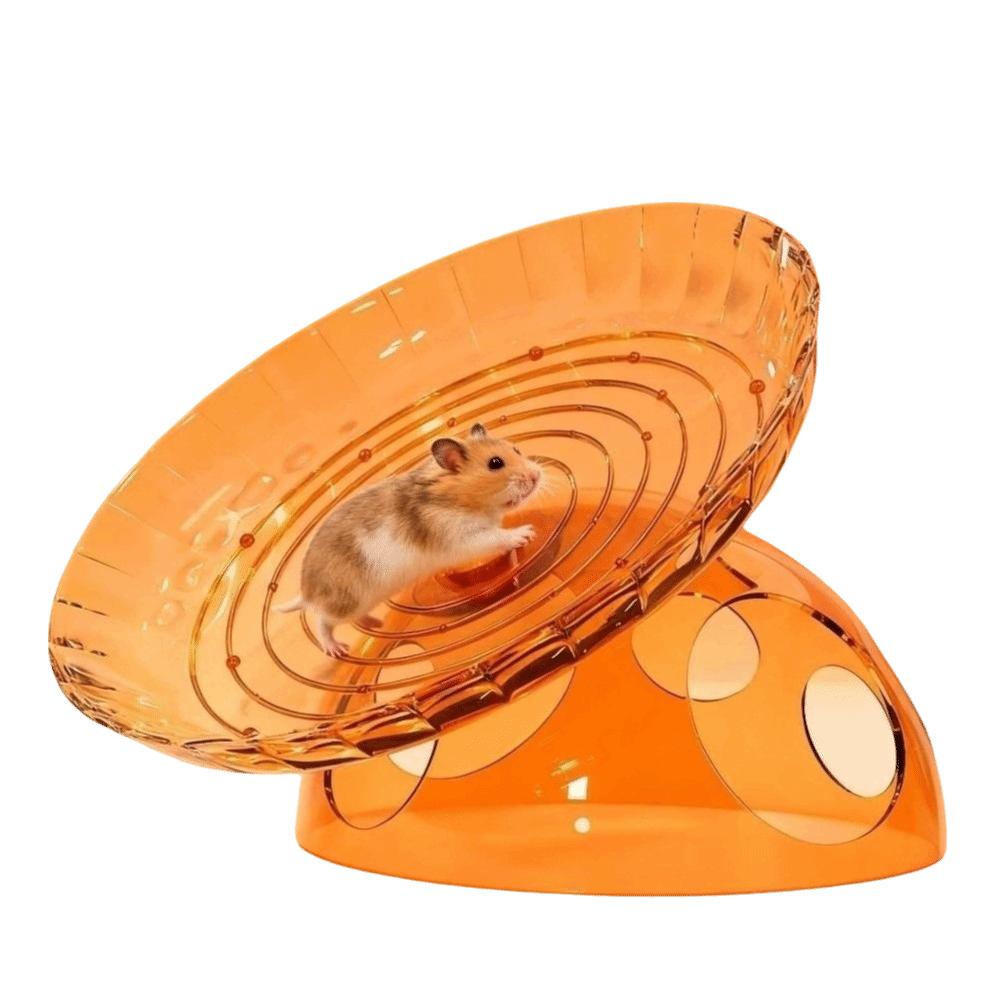 Acrylic Hamster Running Wheel Extra Large Anti-slip Running Disc Silent Spinner Quiet Cage Running Wheel