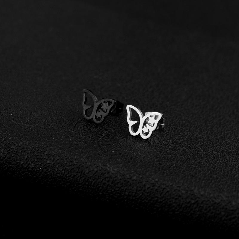 

Серьги-бабочки, милые и элегантные, полые и милые серьги с маленькими животными, изысканные и роскошные.