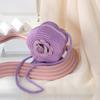 Süße florale Sommer-Strohhut-gewebte Crossbody-Mini-Tasche 2025