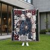 Custom Size Anime Woven Blanket Soft Home Cover Blanket for Couch Bed and Chair
