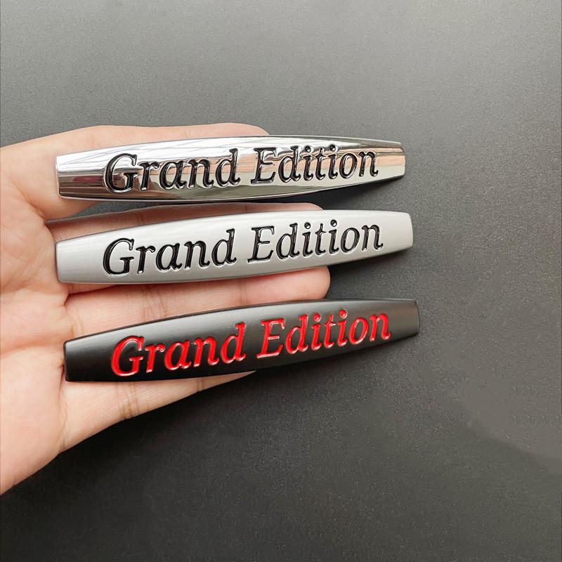 3D Metal Logo Grand Edition Emblem Car Fender Badge  Grand Edition Sticker Accessories