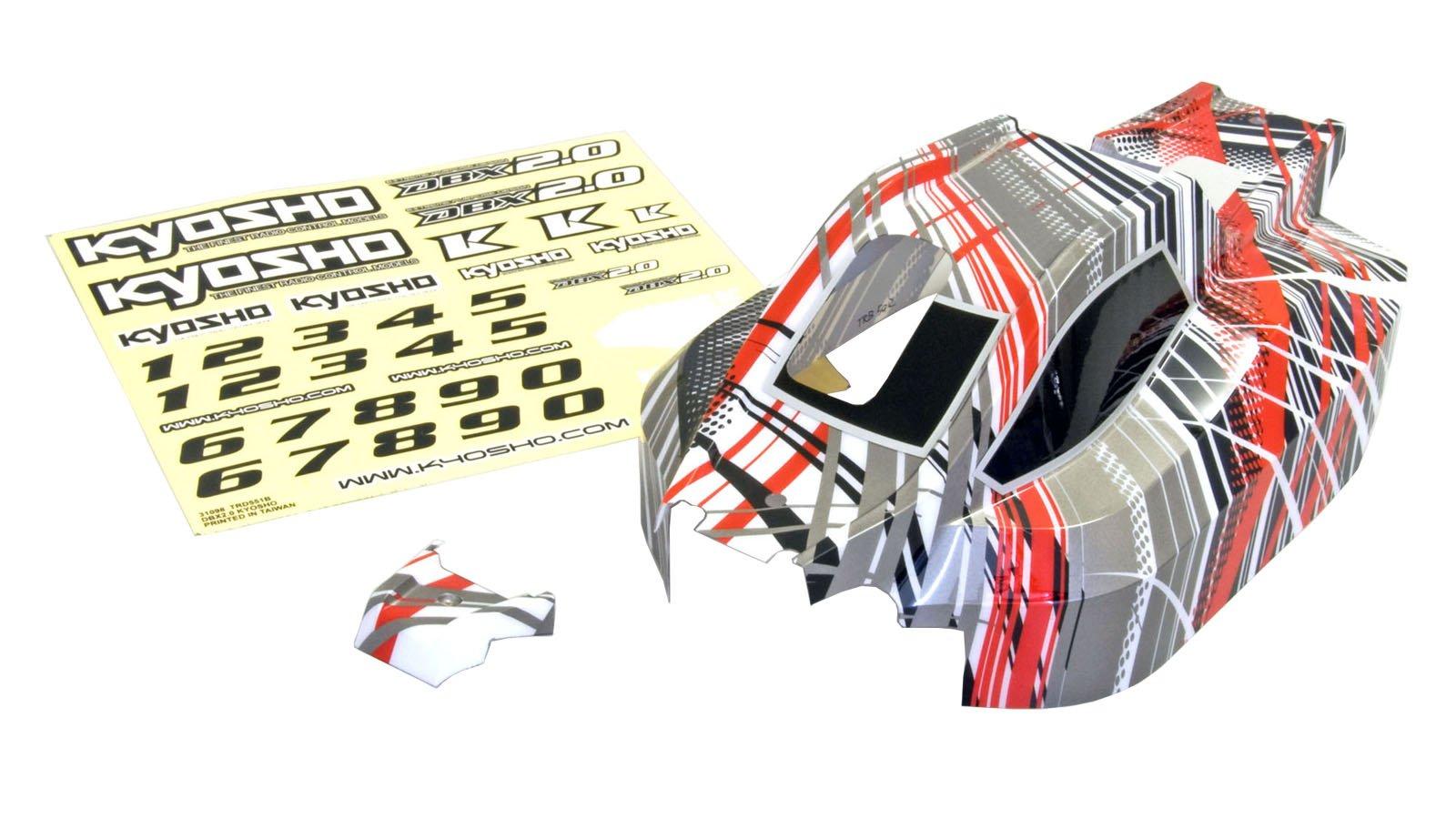 

Kyosho Print Body Set Radio Control Parts TRB502 (Type 2/Red/DBX 2.0)