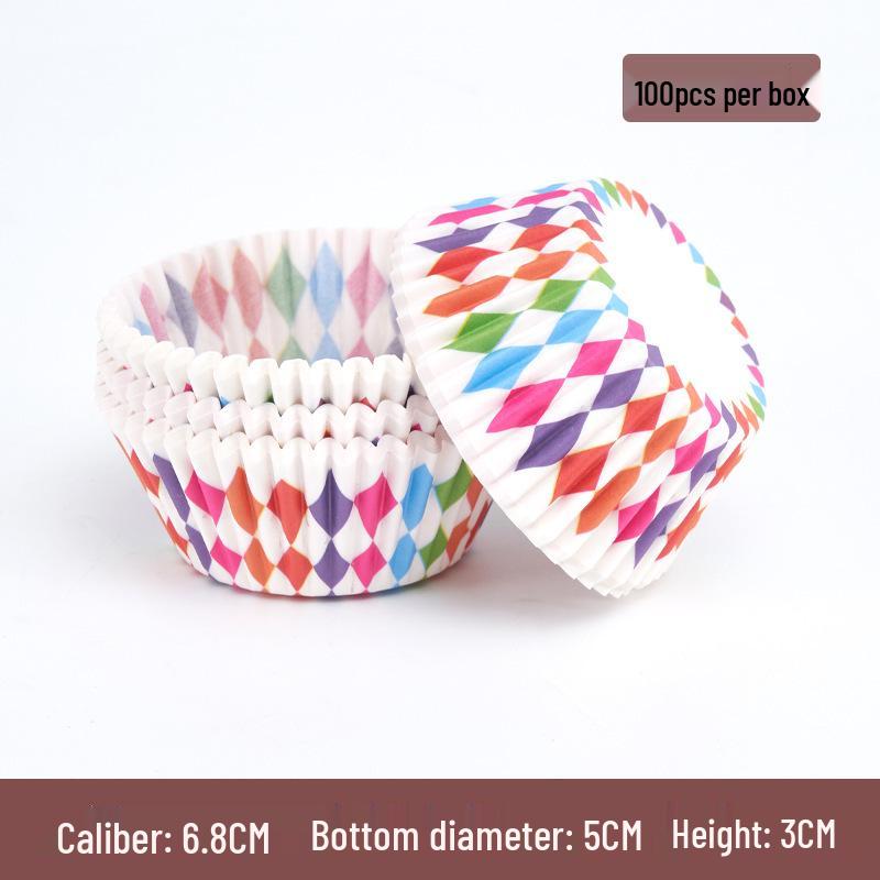 Snowy Niang Oilproof Cartoon Cake Cups - Cupcake Liners & Butter Paper for Baking