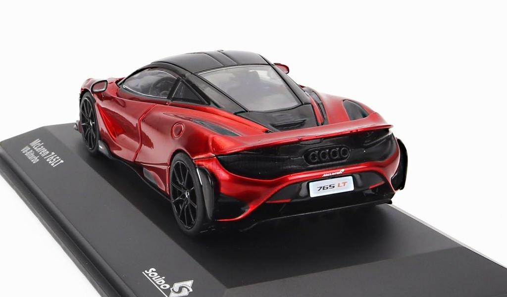 Solid McLaren 1/43 Scale Diecast Model Car McLAREN 765LT V8 BITURBO 2020 (Red) [Parallel Import]