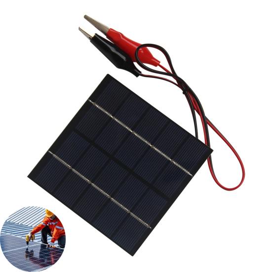 Solarmodul 1,5W Polycrystalline Silizium Flexibles Solarmodul mit PET-Laminierung 5V Stabiler Ausgang Tragbare Solarstromversorgung
