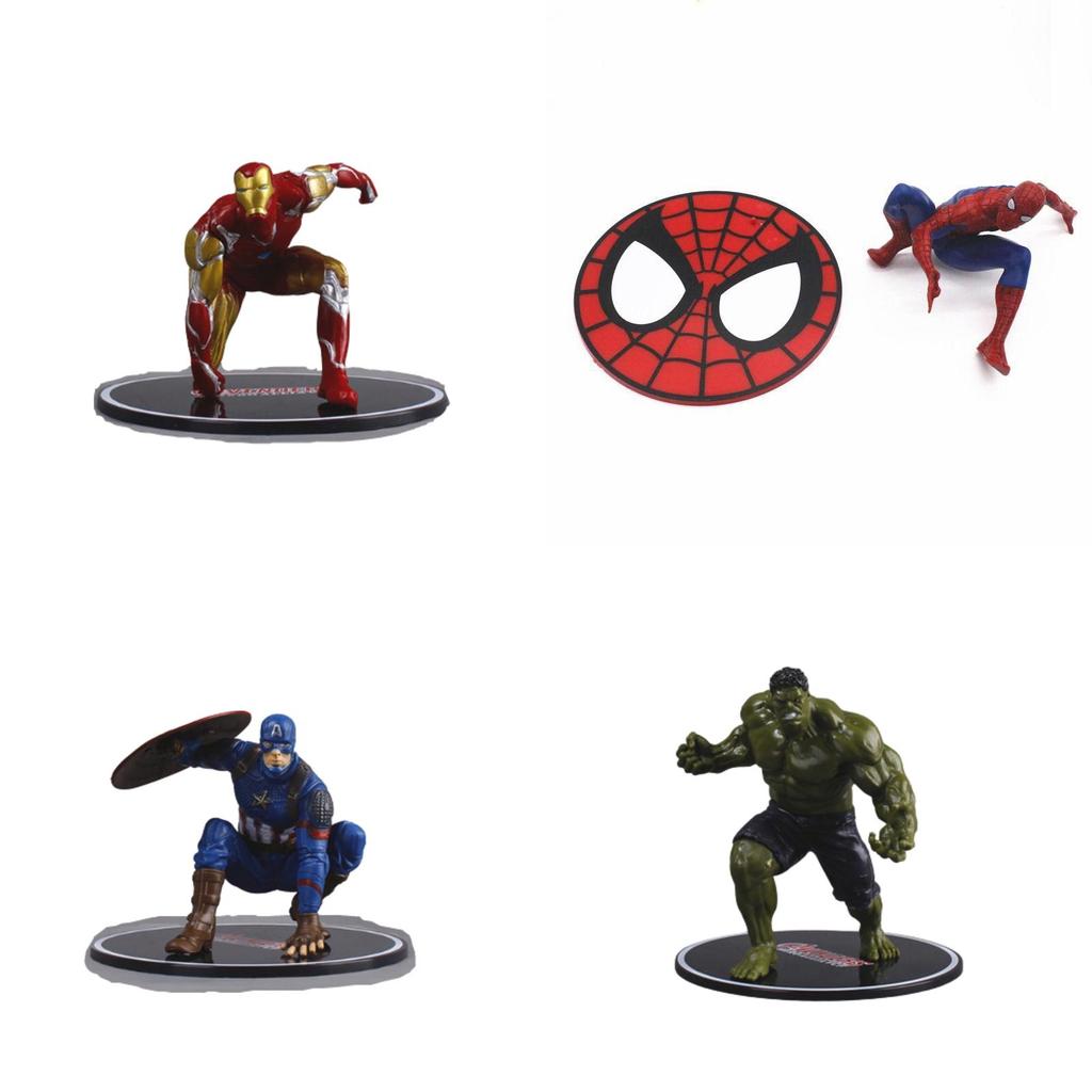 Marvel Avengers Doll Action Figure Toys Set For Kids Ironman Spiderman Hulk Captain America