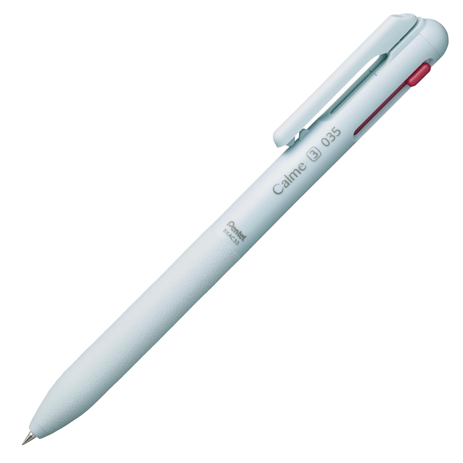 Трехцветная шариковая ручка Pentel Calme 0,35 мм светло-голубая BXAC33S2
