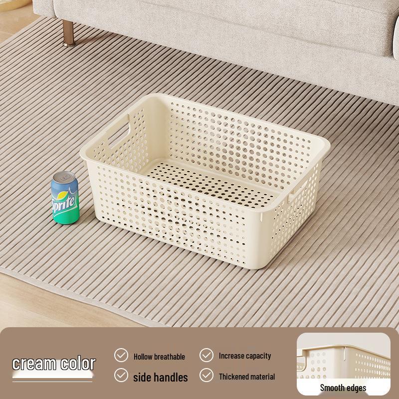 Multipurpose Plastic Storage Basket for Snacks, Toys, and Books