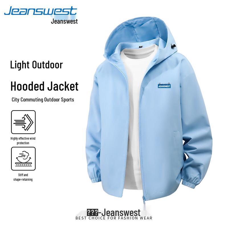 Jeanswest Men s Spring Windproof Water-Repellent Casual Jacket 3XL