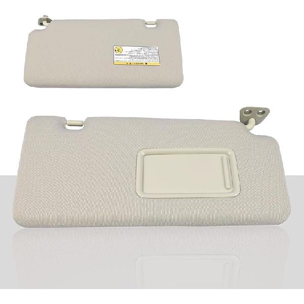 Passenger Side Sun Visor Fit For Nissan Versa 2007 2008 2009 2010 2011 2012 Replace 96400-EL31A Front Right | Sun Protection Shade | Makeup Mirror |