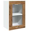Set of 11 Kitchen Cabinets, Old Wood