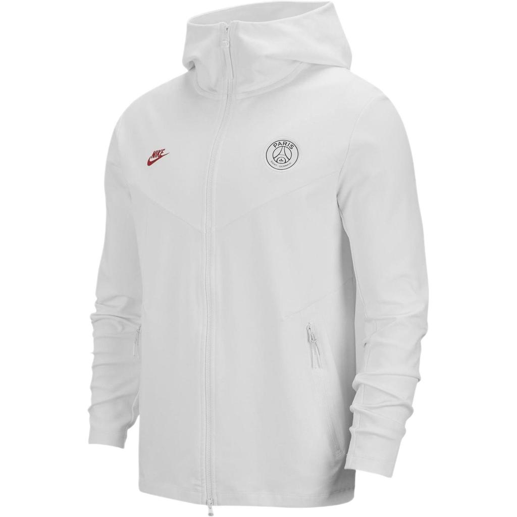 Nike Solid Color Zip Hoodie Men Hoodie White CI2131-104