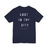 Lost in The City TShirt Urban Streetwear Back Print Tee Minimal Aesthetic Shirt City Life Graphic Tee Urban Tee Unisex Shirt