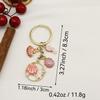 Ocean Charm Keychain: Starfish, Shell, Dolphin, Turtle, Mermaid Tail Pendant