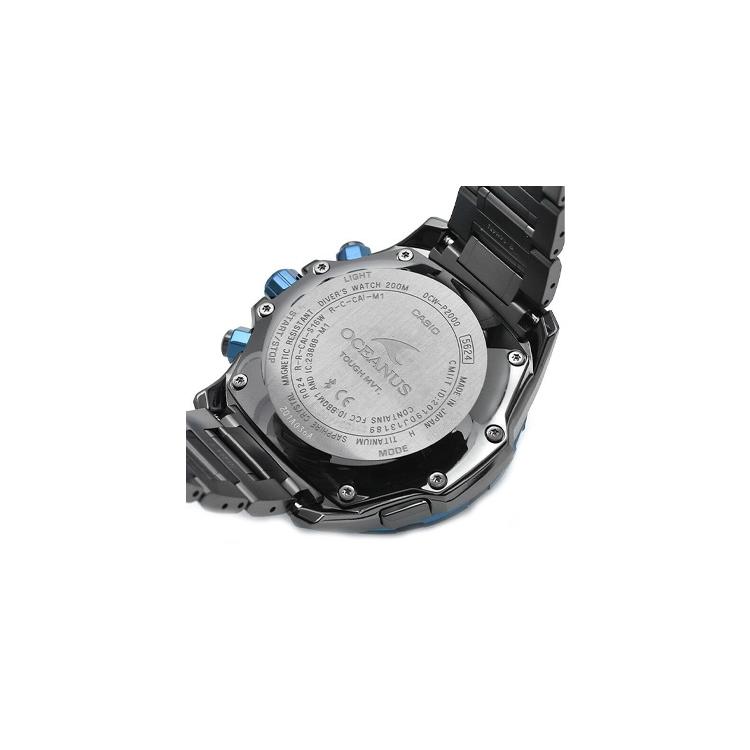 CASIO Men OCEANUS 51.8mm Black Watch OCW-P2000B-1AJF