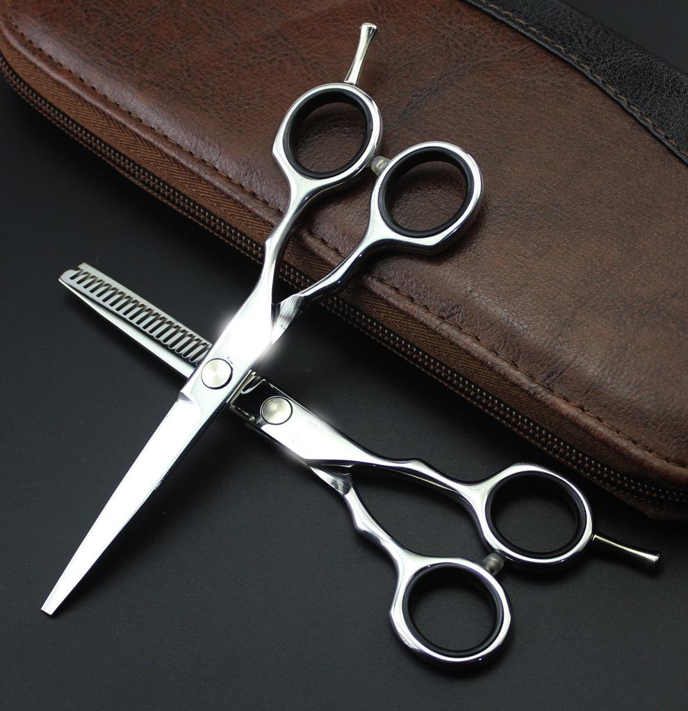 5.5 inch kahuo symmetrical handle, hair scissors, hair scissors, flat scissors, bangs scissors, tooth scissors, thin