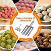 3 Link Meatball Maker Stainless Steel Meatball Mold A Meatball Scoop for Easy Homemade Salad Balls Perfect for Family Cooking