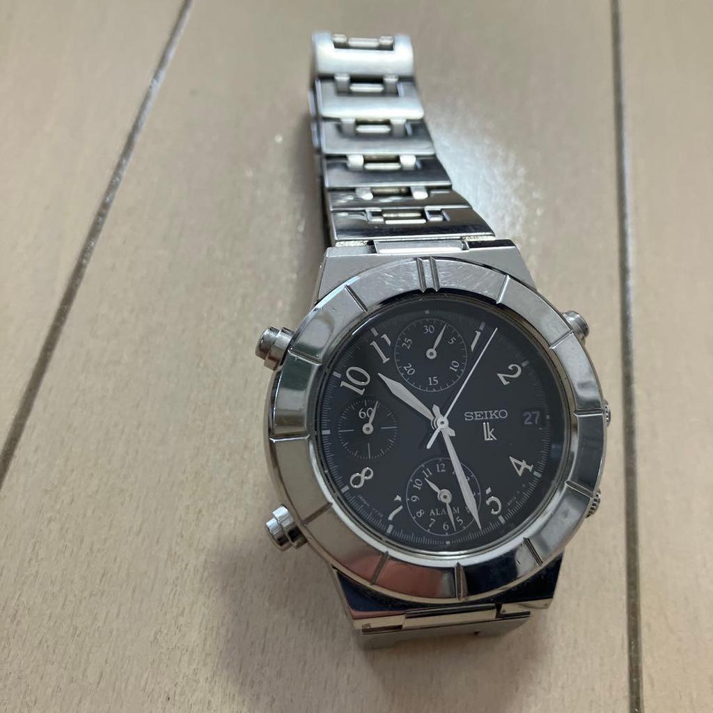 Used SEIKO LUKIA Black Watch (Broken)