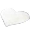Nordic Style Plush Heart-Shaped Rug - Imitation Wool Love Heart Blanket, Ideal for Weddings and Home Décor