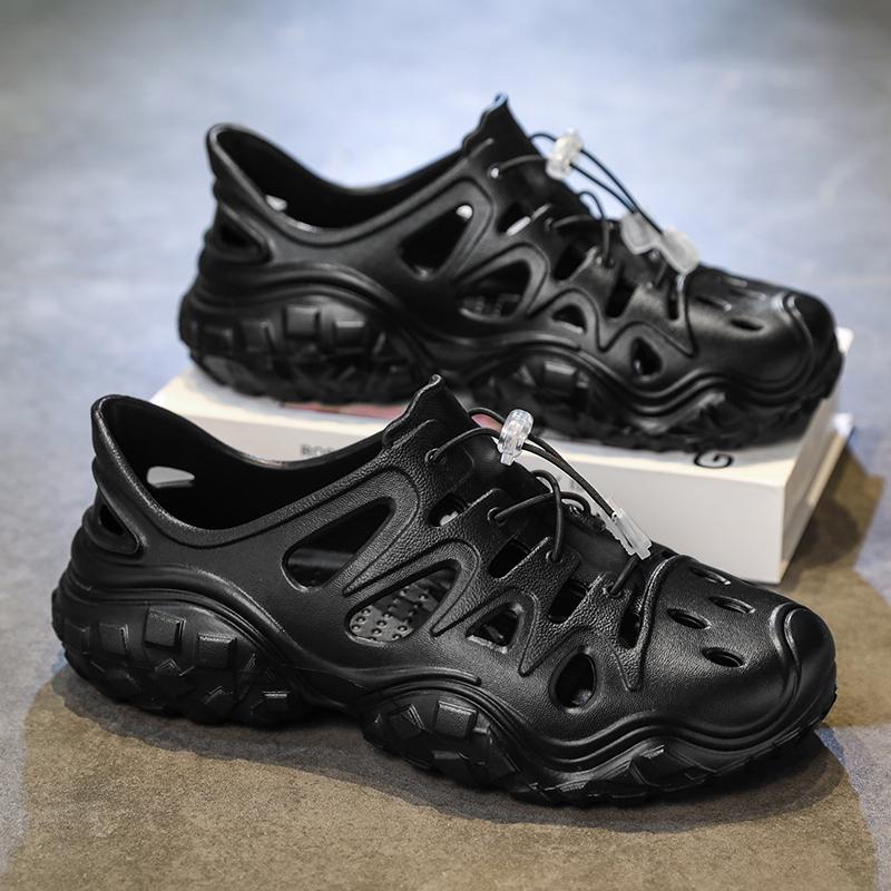 

MAEDEF Men Sandals Summer Shoes for Men Beach Slippers Breathable Light EVA Clog Garden Shoes Sandals Comfortable Mens Slippers 39