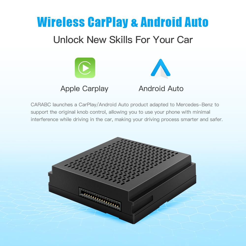Wireless Carplay Android Auto For M-ercedes Ben-z A B C E CLA GLA GLK ML NTG4.5 System Becker Interface Module Navigation