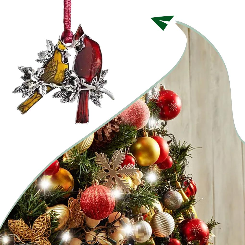 Festive Christmas Tree Metal Pendants – Holiday Decorations Christmas Tree Metal Hanging Ornaments