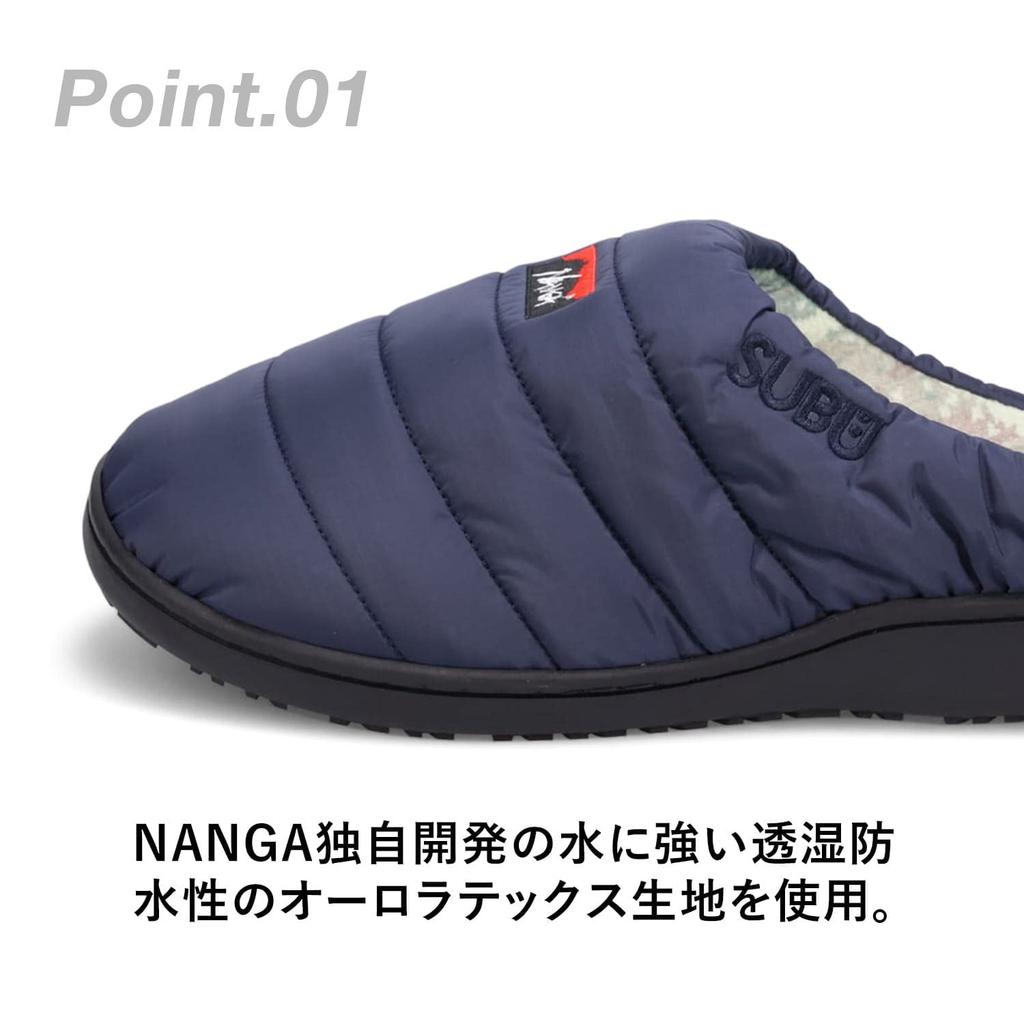 NANGA AURORA WINTER Te ciepłe zimowe sandały są idealne dla mężczyzn i Khaki NANGA×SUBU SANDAL. unisex, wodoodporny, damski. 0.