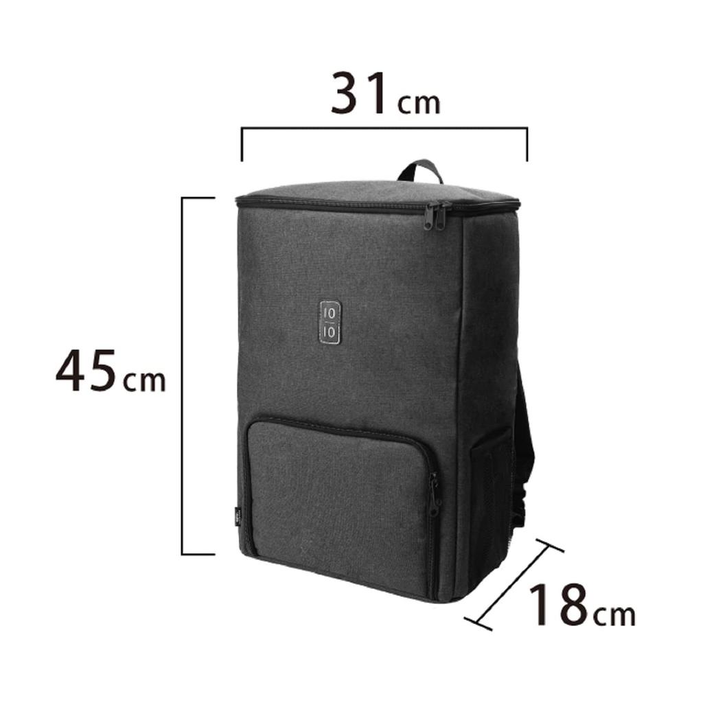 Asahi Koyo Cooler Large Foldable Top and Bottom Delivery Bag Backpack-Style Bag, 20L, Capacity, Insulated, Storage, Dividers, Removable,