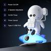 Rocket Astronaut Galaxy Starry Sky Projector: HD Focusing Atmosphere Light for Bedroom