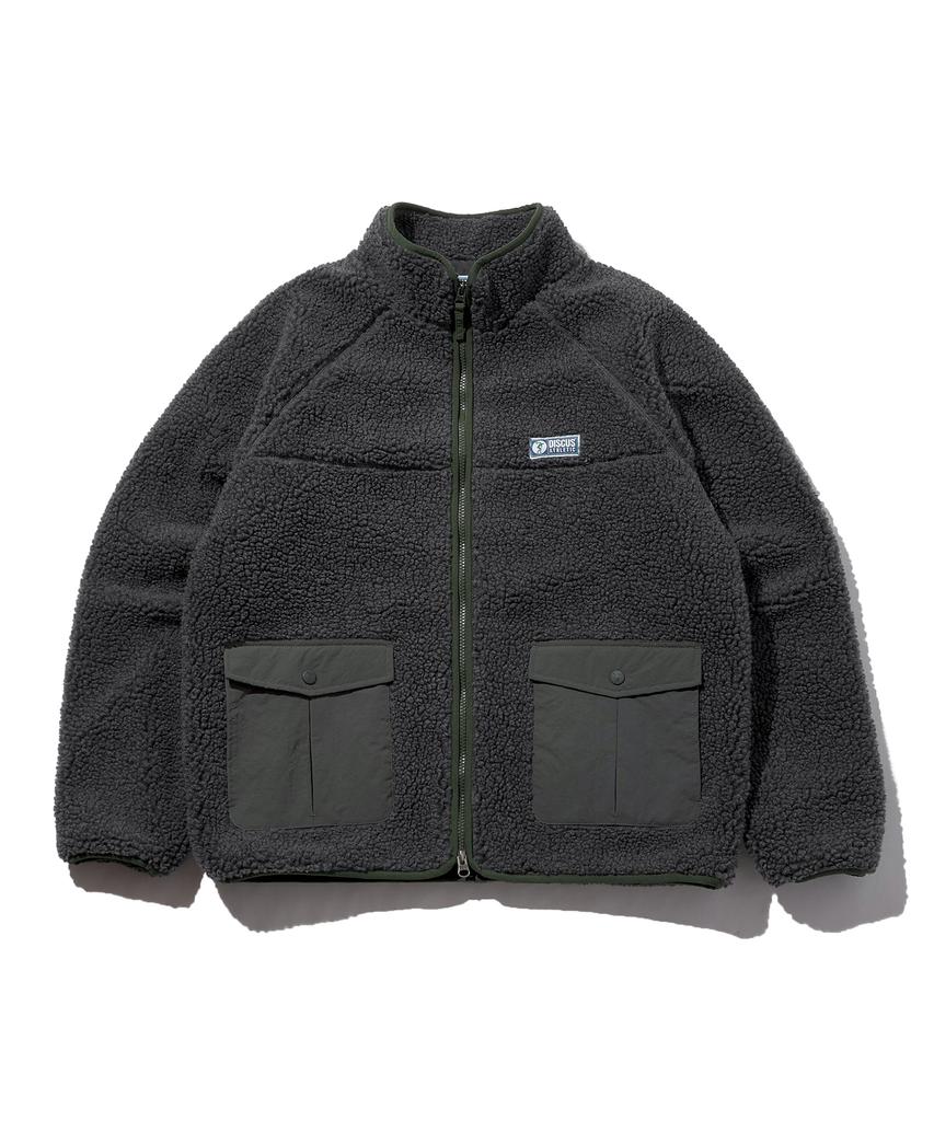 Discus Athletic [3Colors] Logo Sherpa Jacket