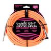 Ernie Ball 6084 Jack-jack Angled 5 5 M Fluorescent Orange Instrument Cable