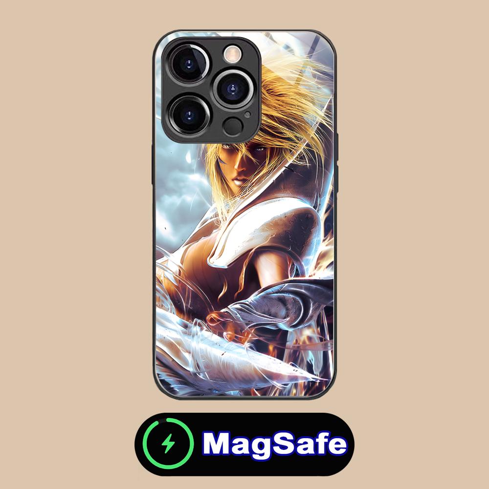 

Bleach Tier Harribel Cell Phone Case for iPhone 17 16 15 14 13 12 11 Air Pro Max Plus Mini MagSafe Glass Colorful Cover Cover iPhone 11 Pro Max
