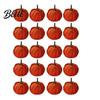 Velvet Pumpkin Decor 20 PCS Decorative Ornaments Multi-Color Artificial Fall Harvest Fabric Pumpkins for Mantel Table Shelf Farmhouse Centerpiece