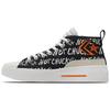 Not A Chuck Comfortable Mid-Top Canvas Shoes Unisex Black & White