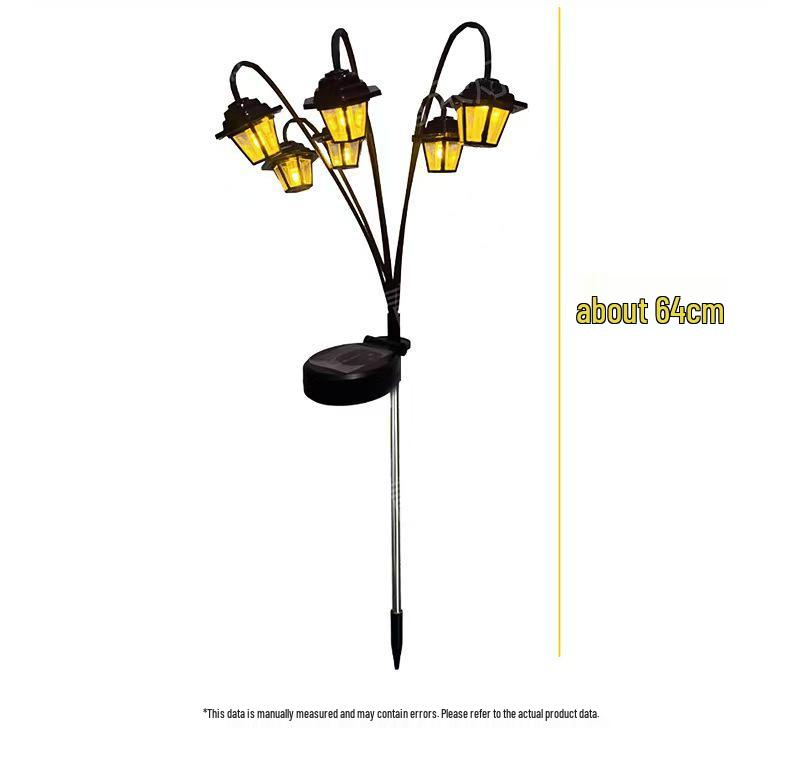 Solar Hexagonal Outdoor Lantern: Waterproof Yard & Garden Atmosphere Light