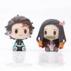 Set Demon Slayer Kamado Tanjirou  Agatsuma Zenitsu Action Figure Anime Model Pvc Statue Collectible Toy