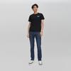 SS24 Slim Fit Round Neck Logo Print T-Shirt Short Sleeve Men tops Black LMT007521K9900FK11000