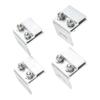1/4 PCS Roof Clamps  Standing Seam Clamp  Roof Seam Clamp Sheet Seam  Clamp Mounting Portable Solar  PV Metal Standing Clamp