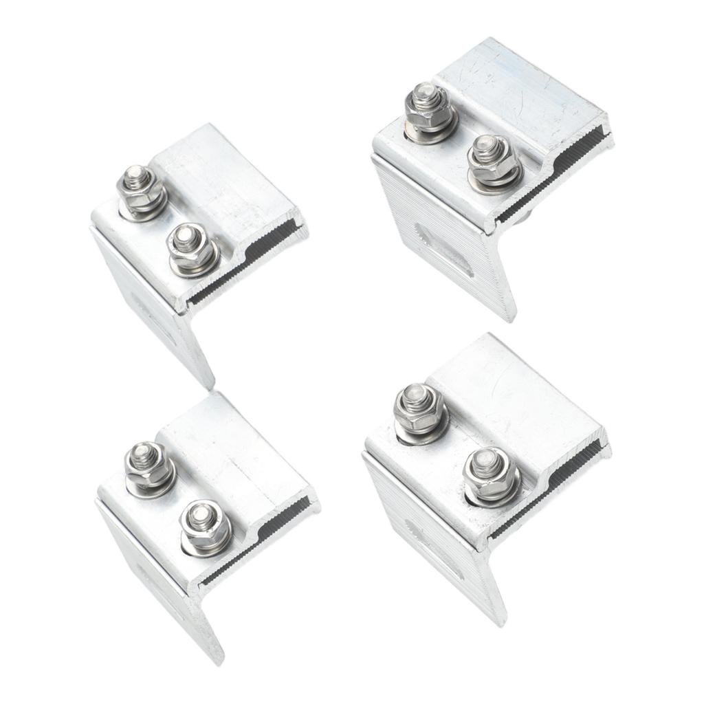 1/4 PCS Roof Clamps  Standing Seam Clamp  Roof Seam Clamp Sheet Seam  Clamp Mounting Portable Solar  PV Metal Standing Clamp