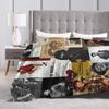 Bruno Mars Collection Blankets Flannel Decoration Multi-function Lightweight Thin Throw Blankets for Bed Car Rug Piece