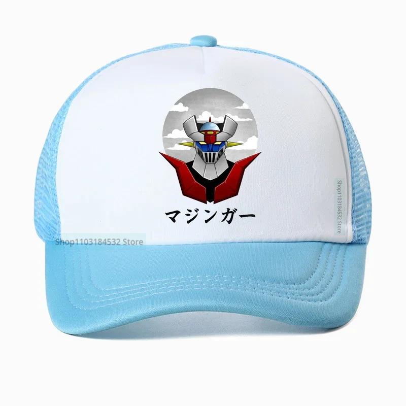 Unisex summer Dad hat Anime Mazinger Z baseball cap Für Männer Design Kurzarm Mode Benutzerdefinierte Plus Cartoon Camiseta hats