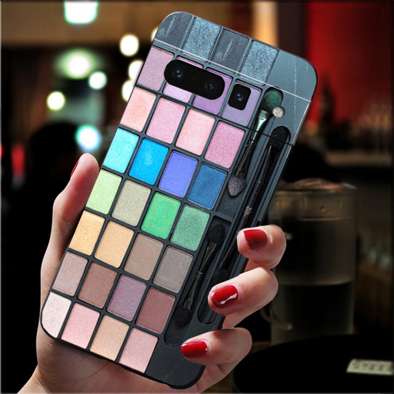 

Case For Google Pixel 10 Pro XL 9 Pro XL 9A 8 7 6 Pro Pixel 8A 7A 6A Pixel 8 7 6 5 Naked Eyelash Glam Makeup Palette scissors Google Pixel 5