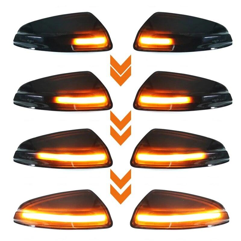Indicator de semnalizare dinamică LED pentru oglindă laterală pentru Mercedes Benz Clasa C W204 S204 07-14 Viano Vito W639 ML W164