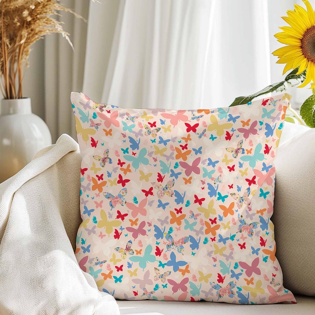 Freshfloral Home Throw Pillow Cover Sofa Living Room Decorative Cushion Cover Bedside Waist Pillow Lunch Break Square Pillowcase
