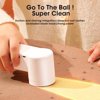 Lint Remover 6 Blades Clothes Carpets Lint Pill Fluff Remover Sweater Hair Ball Trimmer Fabric Fuzz Shaver Machine USB Charge