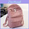 Casual Corduroy Backpack For Travel And School With Large Capacity And Lightweight Design
