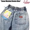 COOKMAN Chef Long Snow Work Denim Size Pants, Pants, Wash, Pants, Blue, M, 231-31821