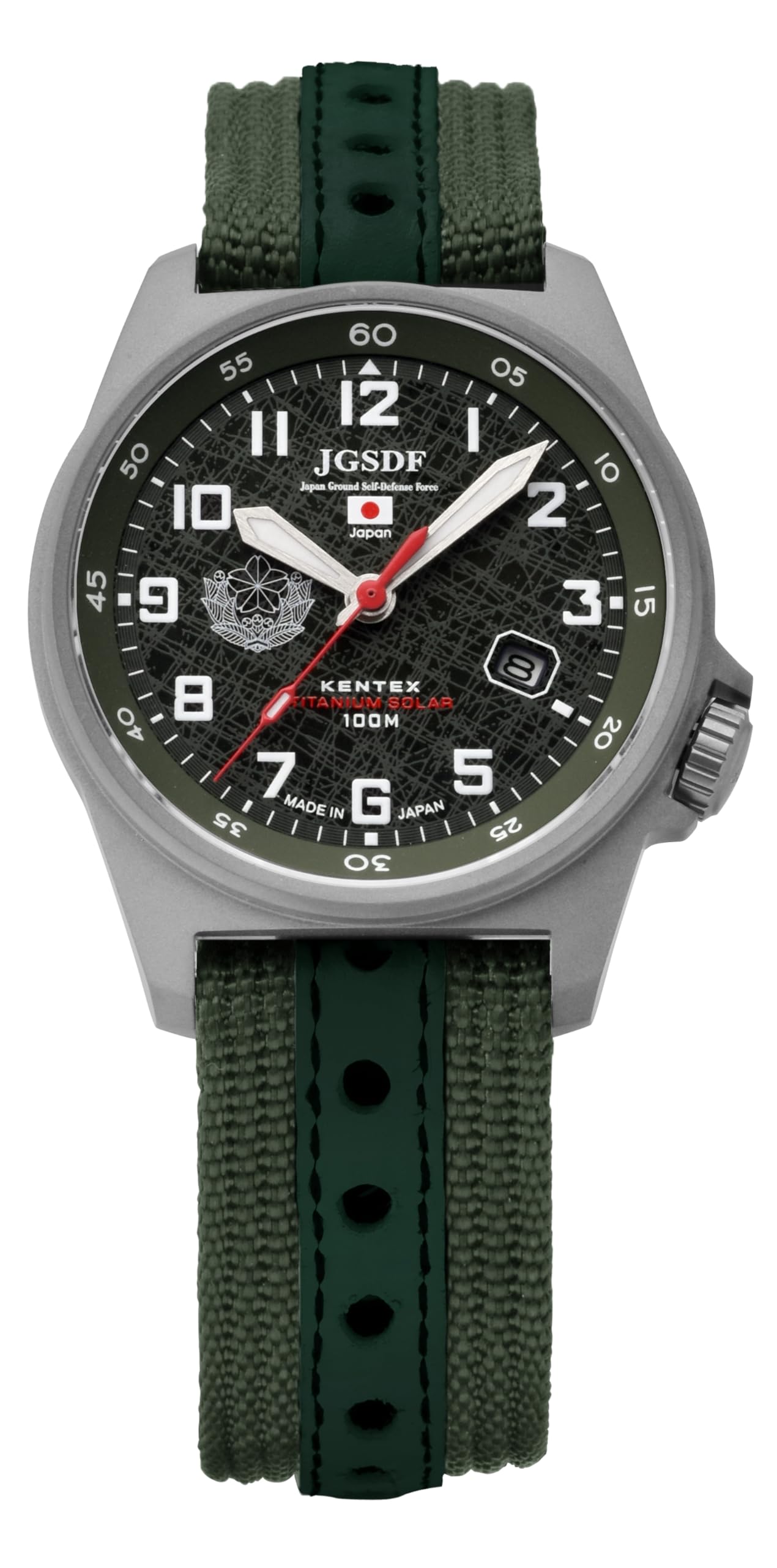 Kentex JSDF Титановые Солнечные Часы S815M-01